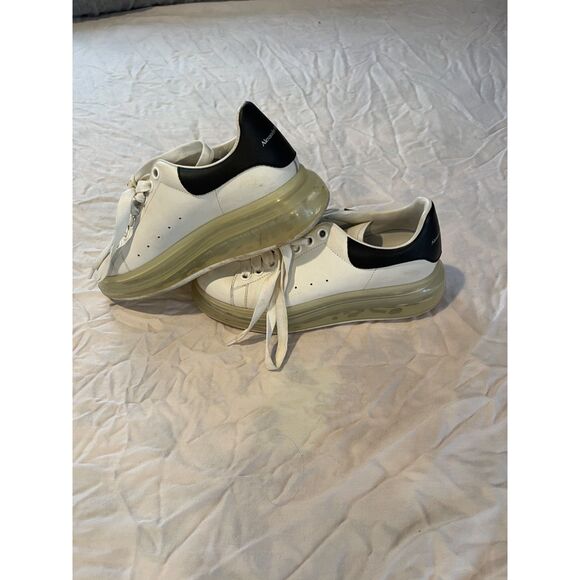 Alexander McQueen Oversized Clear Sneakers - Size 6.5 - Picture 3 of 7